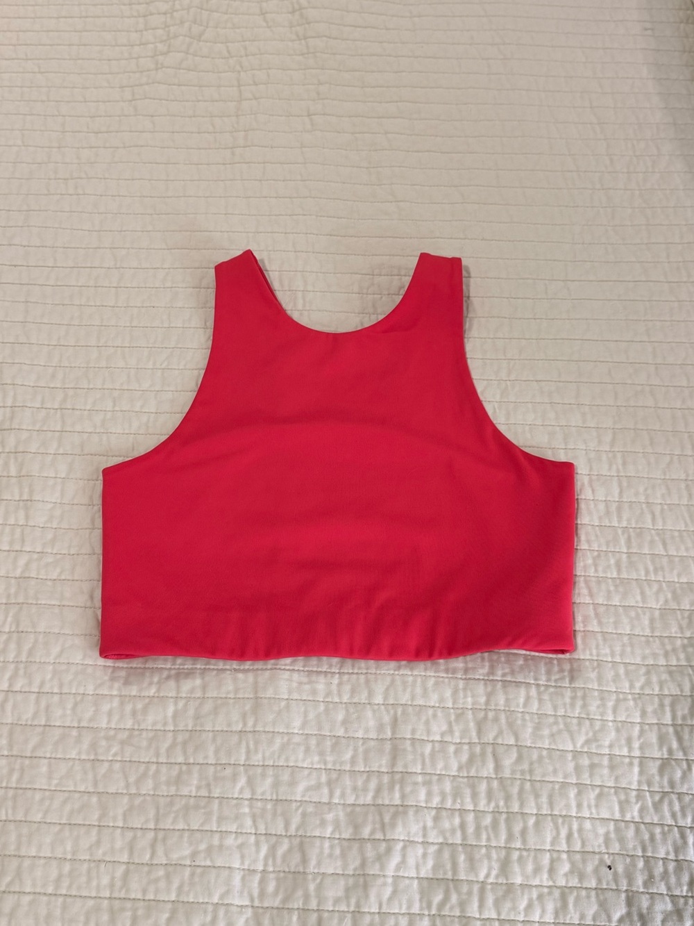 Girlfriend Collective Dylan Crop Top - Bright / Deep Pink